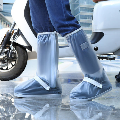🌧️ Black Waterproof Rain Boot Shoe Cover with Reflector (1 Pair)