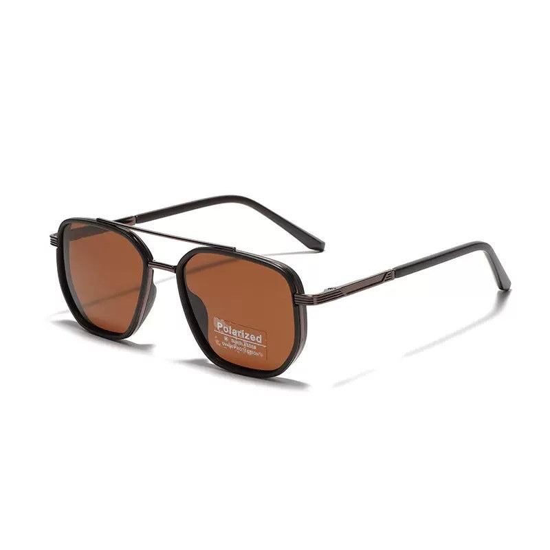 Fashion Geometric Double-Beam Sunglasses