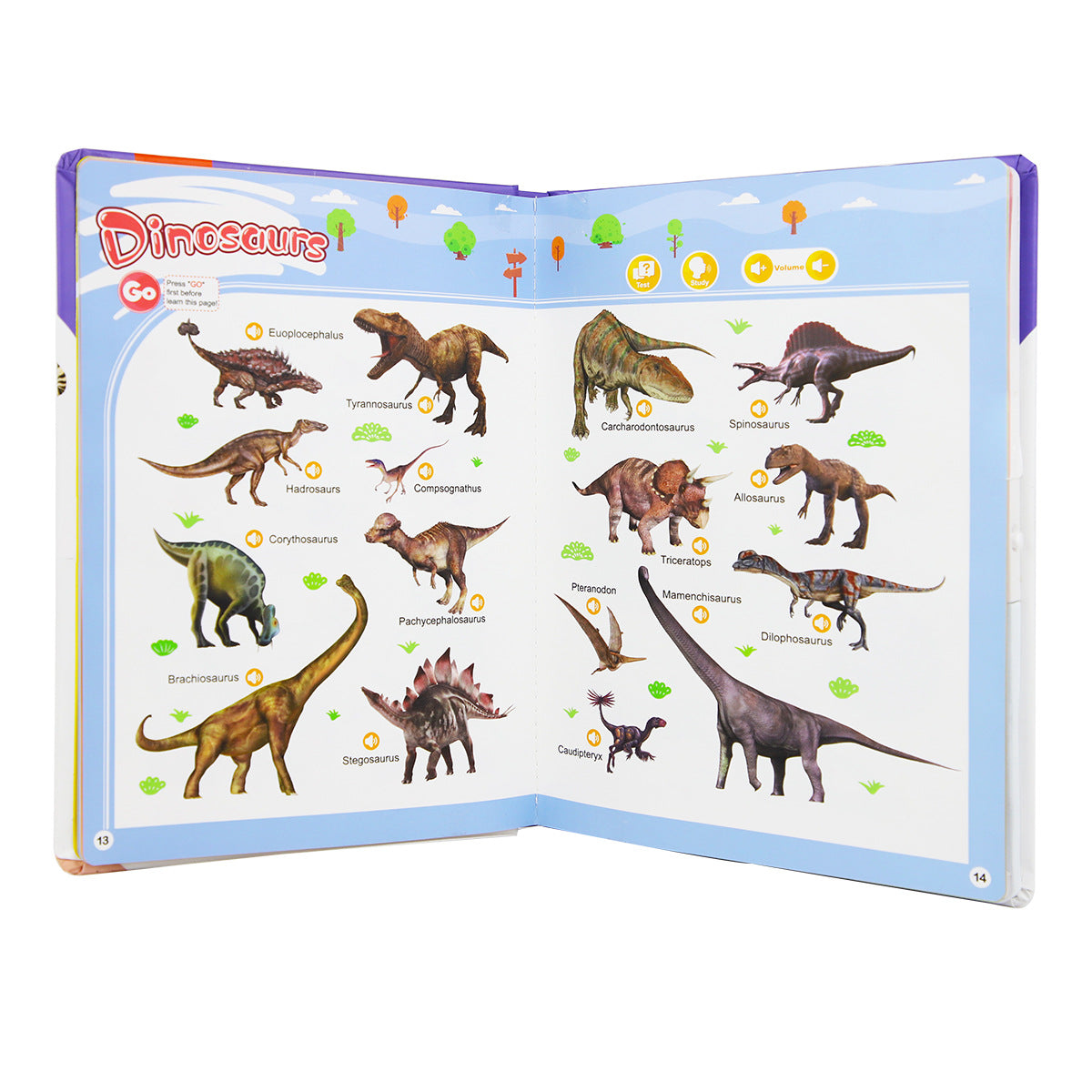 Kids Interactive Talking Learning Book – 300+ English Words & 13 Learning Themes for Toddlers Ages 1–6