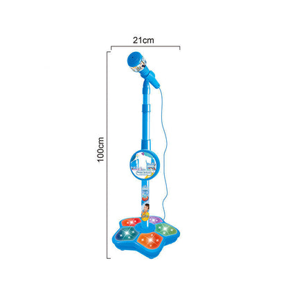 Kids Karaoke Microphone Toy with Colorful LED Lights
