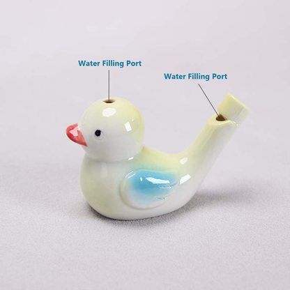 Ceramic Water Bird Whistles – Colorful Handcrafted Bird Call Toys for Kids & Adults (3PCS Set)