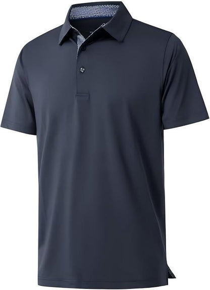 👕 Men's Quick-Dry Performance Polo Shirt | Moisture-Wicking & UPF30+