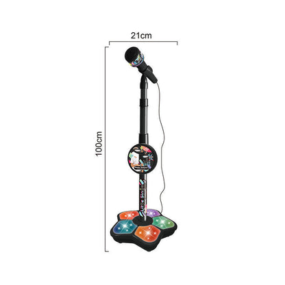 Kids Karaoke Microphone Toy with Colorful LED Lights