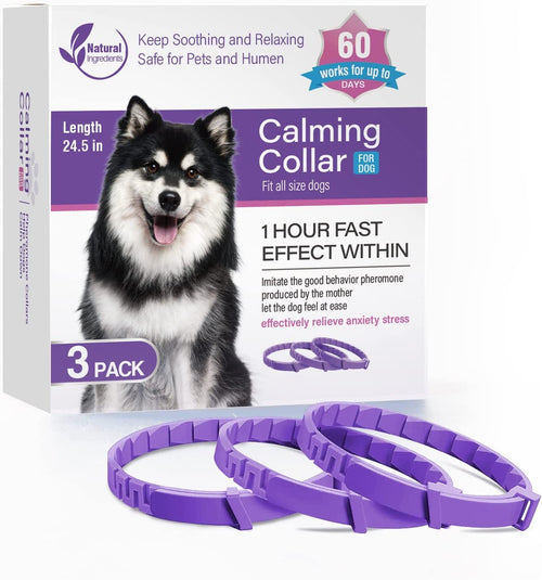 Adjustable Fresh-Scent Dog Collar Set (3 PCS) – Lightweight & Comfortable for Large Dogs