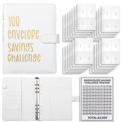 100 Envelopes Money Saving Challenge Binder – Save $5,050 in 100 Days!