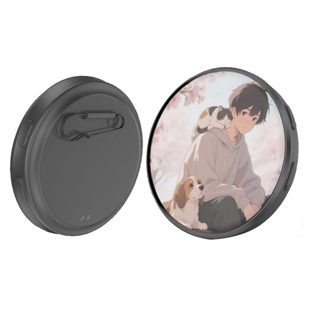 ✨ Electronic Anime Pin with HD Touchscreen – Interactive Digital Photo Display Kawaii Badge