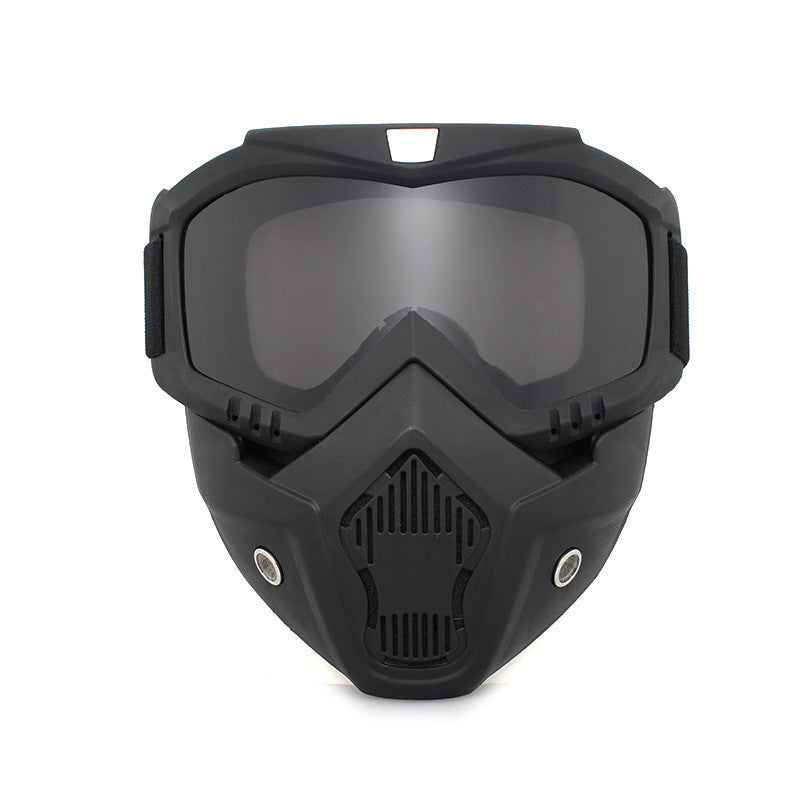 🥽 Full-Face Motorcycle & Outdoor Protective Goggles with Detachable Ski Mask – Anti-Fog HD Lens & Comfort Sponge Pad