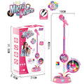 Kids Karaoke Microphone Toy with Colorful LED Lights