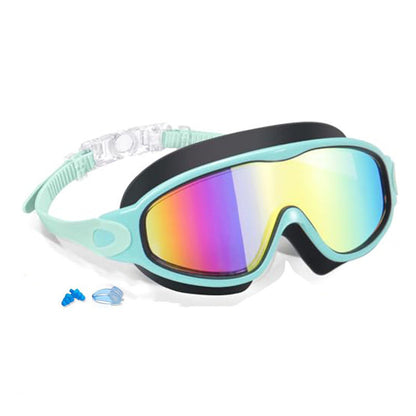 Kids Swim Goggles – Anti-Fog, UV Protection, Leakproof Swimming Goggles with Earplugs, Nose Clip & Protective Case