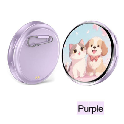 ✨ Electronic Anime Pin with HD Touchscreen – Interactive Digital Photo Display Kawaii Badge