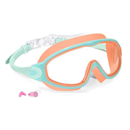 Kids Swim Goggles – Anti-Fog, UV Protection, Leakproof Swimming Goggles with Earplugs, Nose Clip & Protective Case