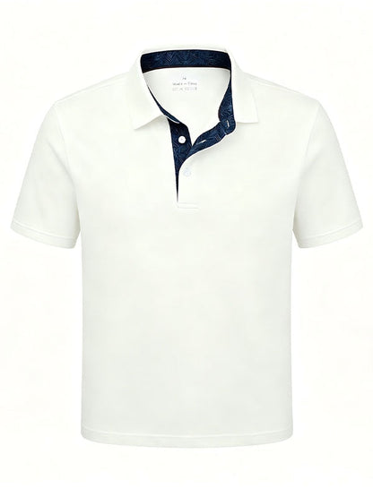 👕 Men's Quick-Dry Performance Polo Shirt | Moisture-Wicking & UPF30+