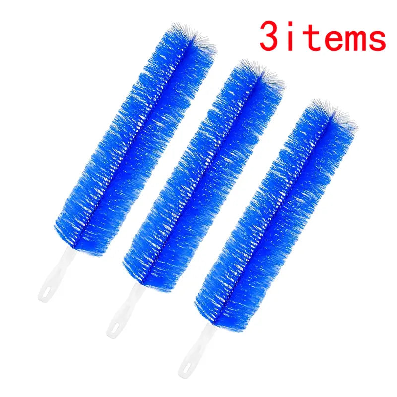 3-Pack Bendable Microfiber Dust Remover Brushes – Reusable Fan Cleaning Duster for Ceiling Fans, Air Vents, Curtains, Cars & Hard-to-Reach Spaces