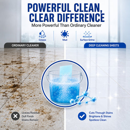 Heavy-Duty Multi-Surface Dissolvable Cleaning Sheets