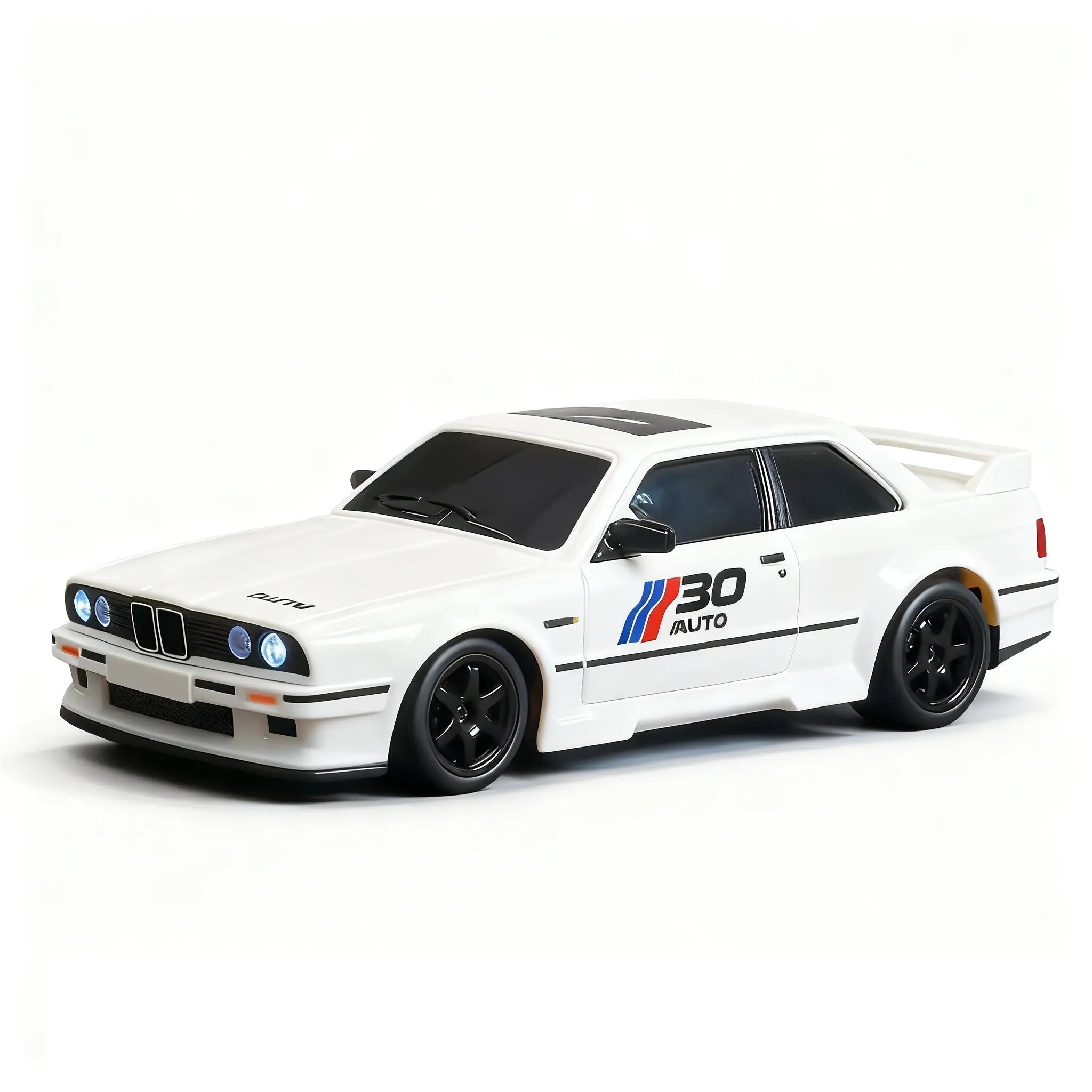 1:24 Scale Remote Control Drift Car - 2.4GHz 4WD RC Drift Car with LED Lights & Tires - Remote Control Racing Car, Perfect Birthday Gift for Kids