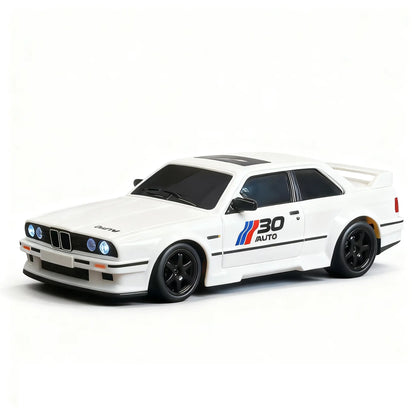 1:24 Scale Remote Control Drift Car - 2.4GHz 4WD RC Drift Car with LED Lights & Tires - Remote Control Racing Car, Perfect Birthday Gift for Kids