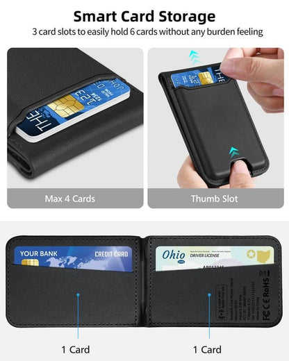 Adjustable stand for Magsafe wallet, compatible with iPhone