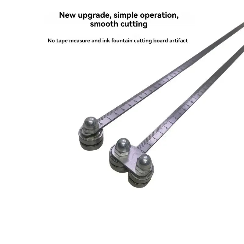 📏 Straight-Edge Double Axis 60cm Positioning Calipers – Precision Measuring Tool for Woodworking