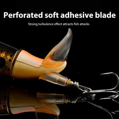 5/10pcs Artificial Fishing Lure, 13g Simulation Fishing Lure with Hook, Fishing Accessories for Outdoor Fishing Equipment, 10cm Whopper Plopper, Swimbaits, Fishing Lure Bait
