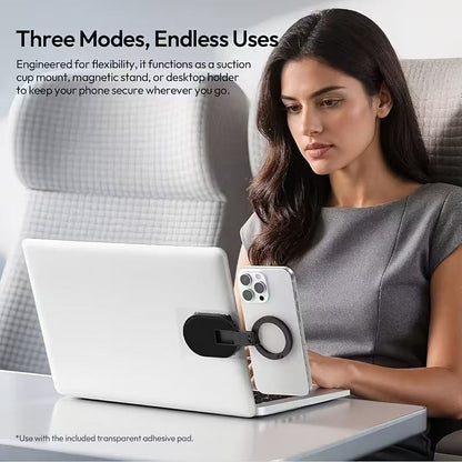 🔥2026 HOT SALE🔥3-in-1 Magnetic Suction Cup Phone Mount – The Ultimate Versatile Holder for Car, Desk & More