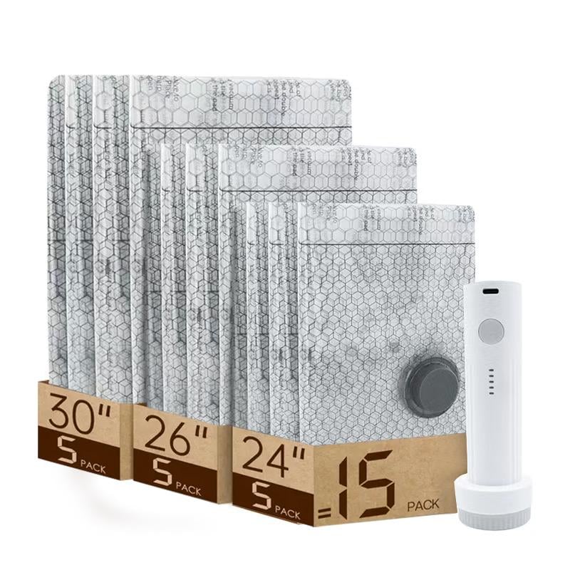 🔥 Cordless Travel Vacuum Bag Set