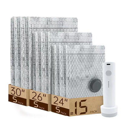 🔥 Cordless Travel Vacuum Bag Set
