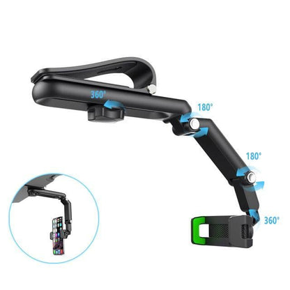 New 1080° multi-functional sun visor universal 360° rotating phone holder