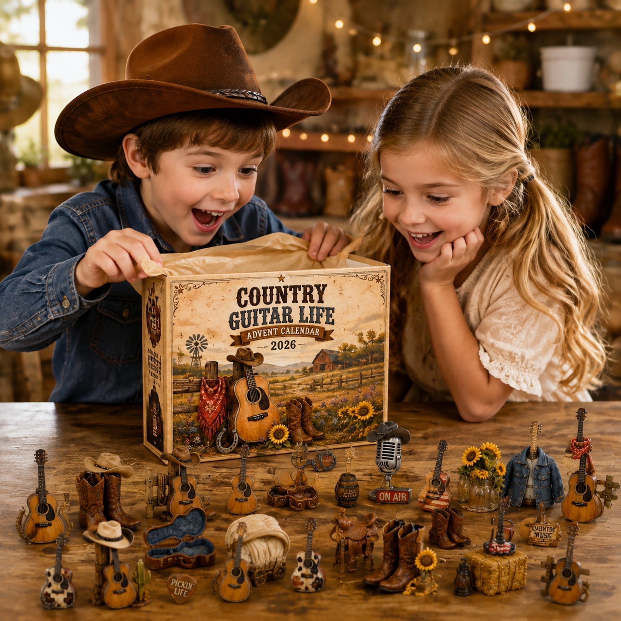 Country Guitar Life Advent Calendar 2026 - 24-Day Festive Countdown
