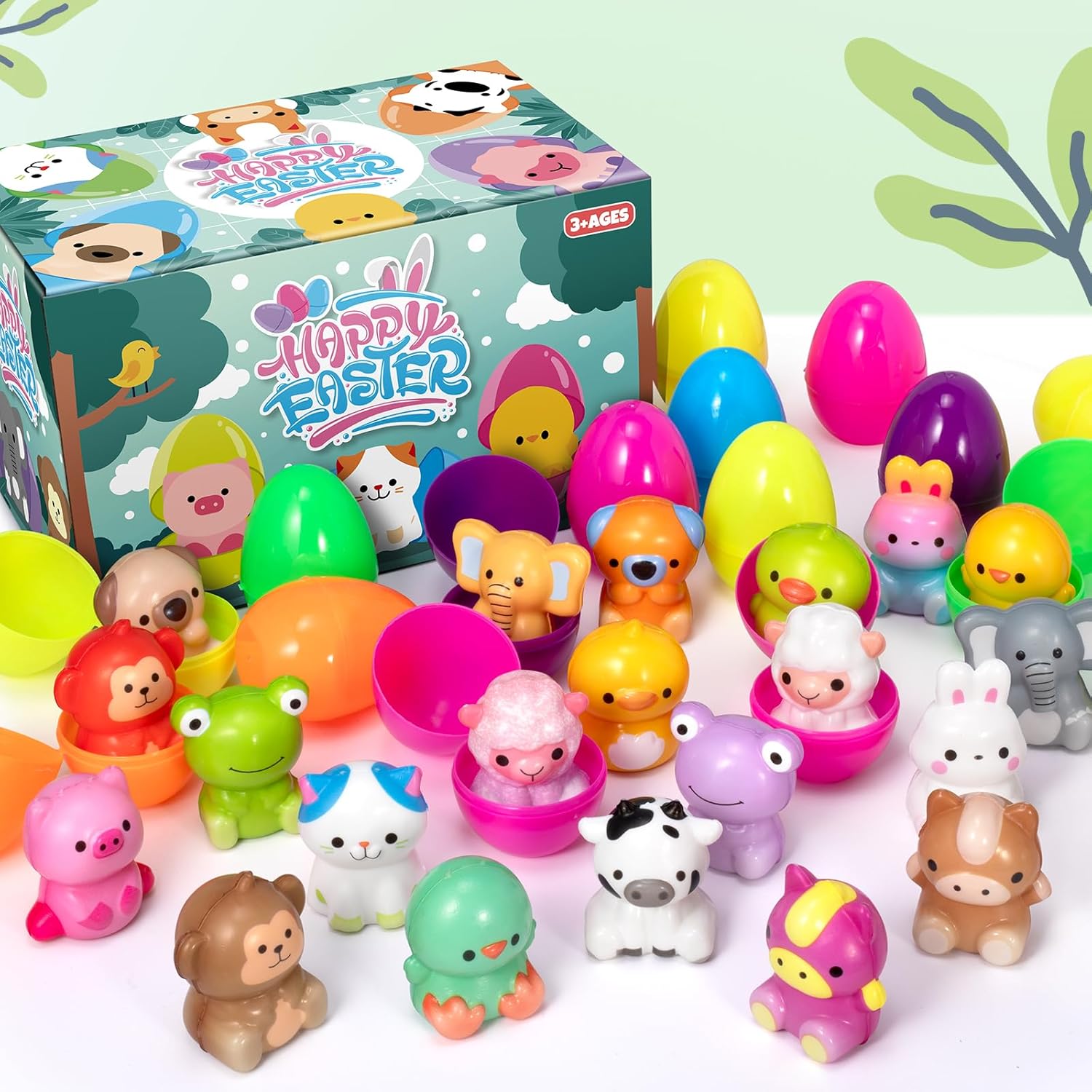 💥Hot-selling- Easter Eggs Prefilled Slow Rising Squishy Toys