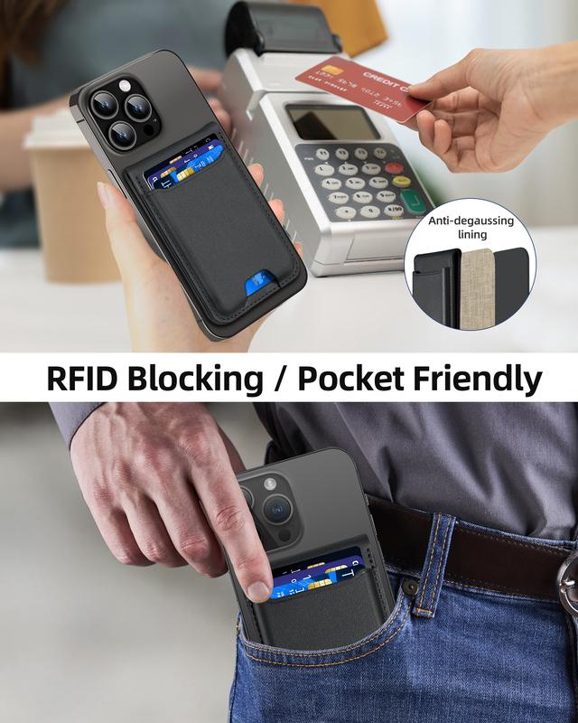Adjustable stand for Magsafe wallet, compatible with iPhone