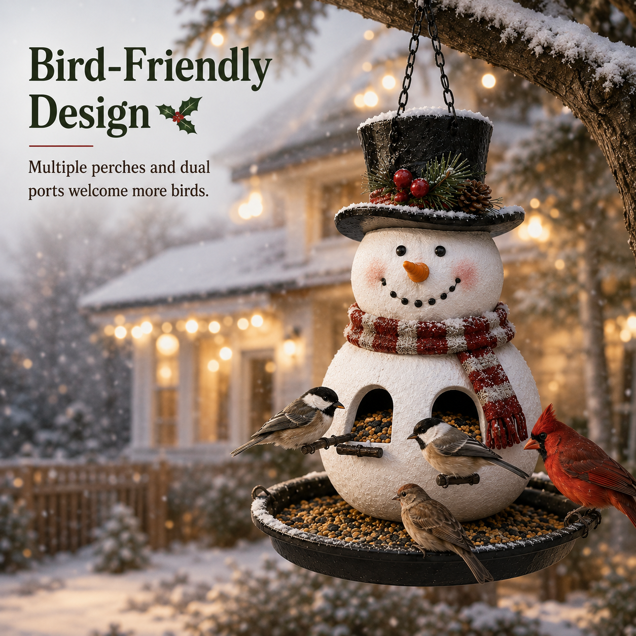 ⛄😍Christmas Bird Feeder Collection – Festive Hanging Garden Feeders for Wild Birds