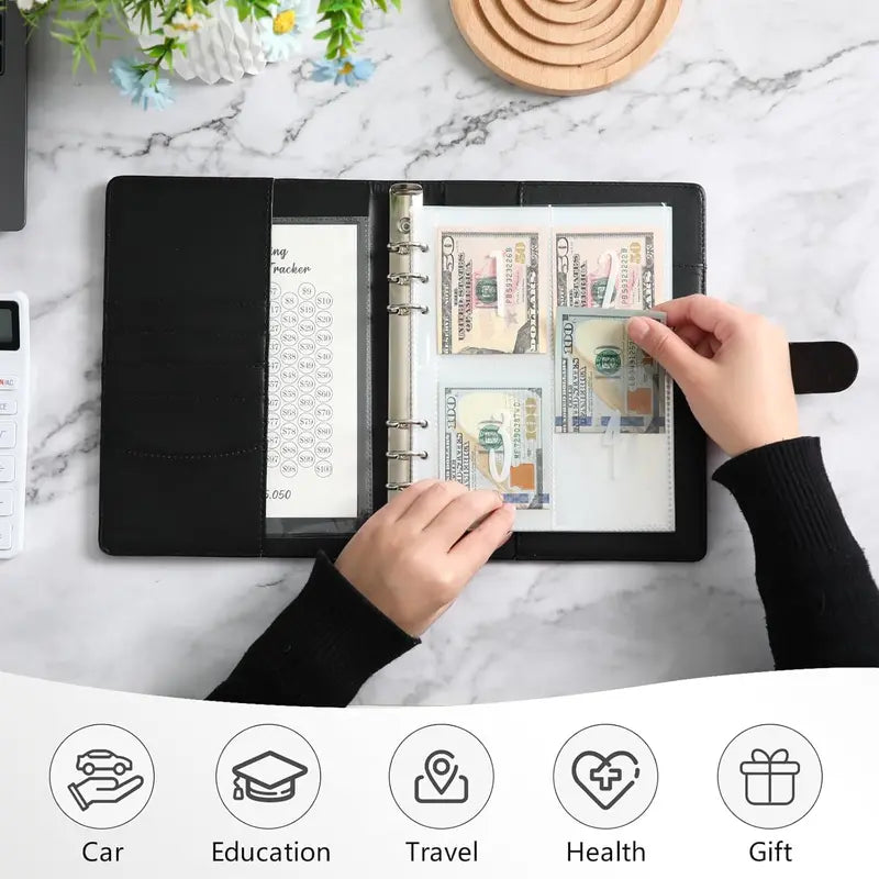 100 Envelopes Money Saving Challenge Binder – Save $5,050 in 100 Days!