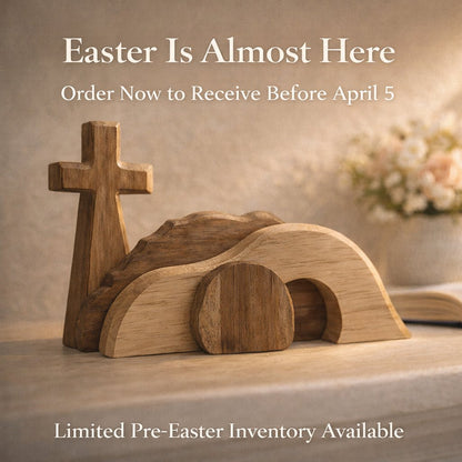 🔥🔥The Wooden Resurrection Cross & Empty Tomb That Reminds Your Family What Easter Is Really About