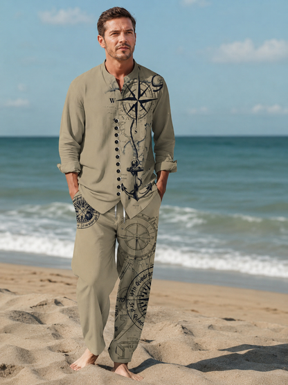 🌿 Ultimate Cotton-Linen 2-Piece Set: Breathe Easy, Dress Sharp
