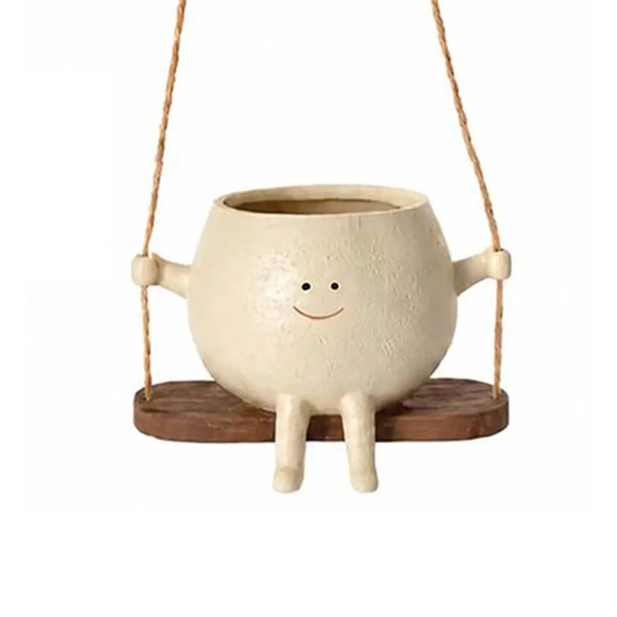 🌼 Cartoon Chair Resin Vase – Adorable Flower Pot & Home Decor