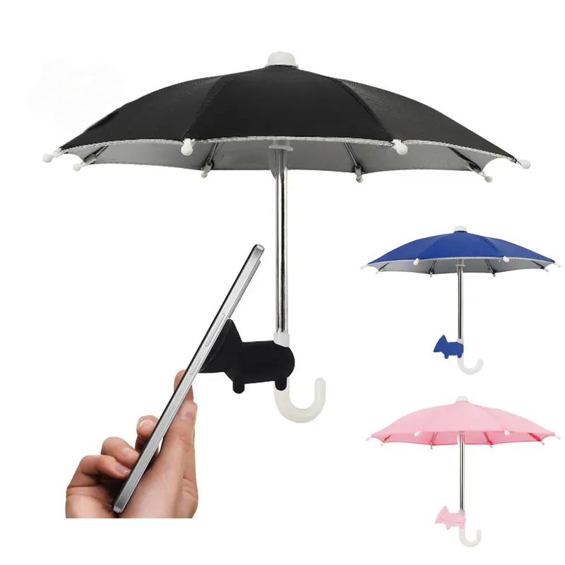 Protection Phone Umbrella – Universal Adjustable Sun Shade Phone Stand with Suction Cup Mount