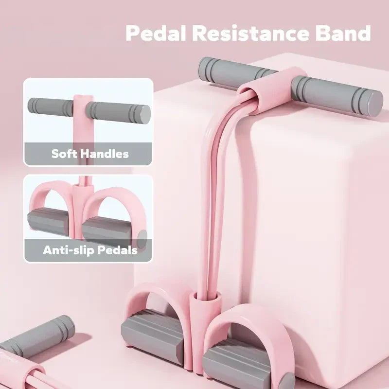 Multifunction Pedal Resistance Band for Full-Body Workout 💪