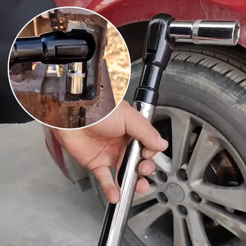 1/2in Wrench Extend Rod, Ni Cr Alloy Steel Multifunctional Universal Wrench Extender, Compact Size and Lightweight Design, for Fastening Tasks