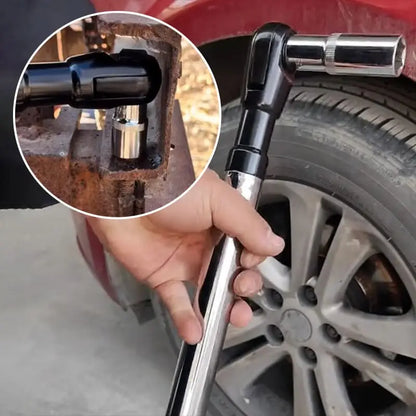 1/2in Wrench Extend Rod, Ni Cr Alloy Steel Multifunctional Universal Wrench Extender, Compact Size and Lightweight Design, for Fastening Tasks