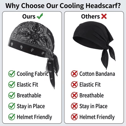 BUY 1 FREE 1 🏝️Paisley Cooling Headscarf Cap