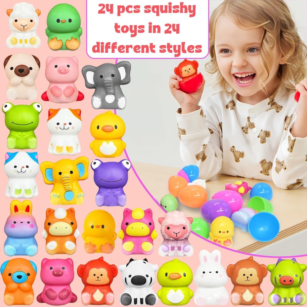 💥Hot-selling- Easter Eggs Prefilled Slow Rising Squishy Toys