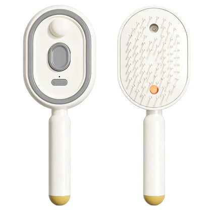 Cloudmades Electric Spray Air Cushion Massage Comb – Self-Cleaning Anti-Tangle Essential Oil Mist Hair Care Comb