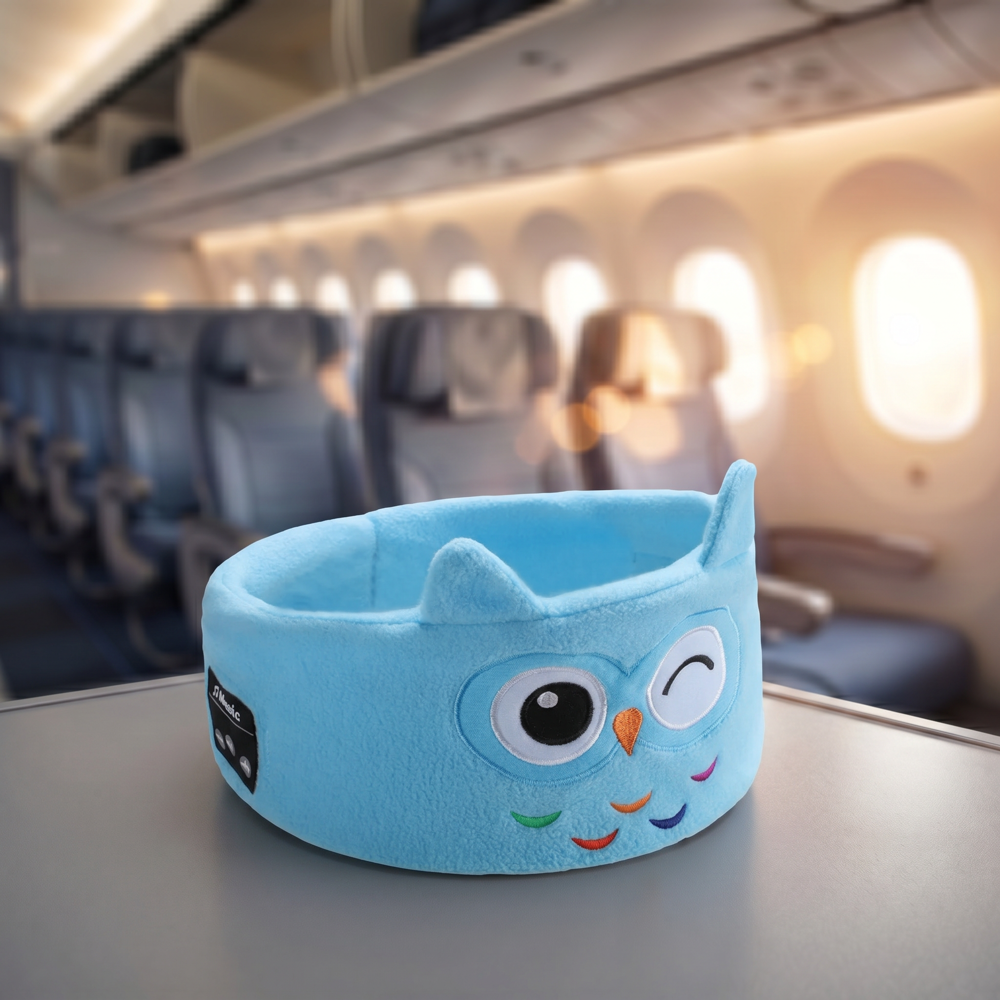 Kids Bluetooth Sleep Headband with Wireless Headphones & Eye Mask