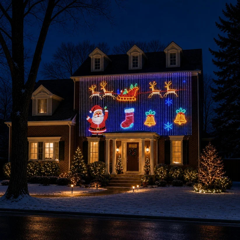 Smart LED Curtain Lights🎄