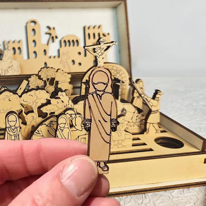 Life of Jesus Wooden Easter Puzzle Set - A Journey Through His Life
