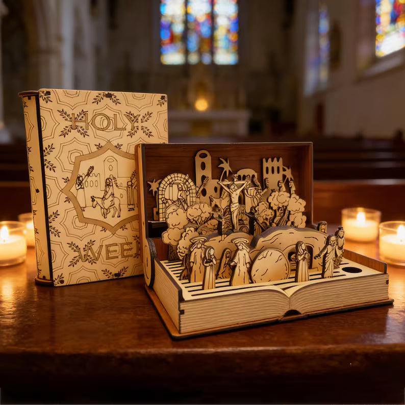 Life of Jesus Wooden Easter Puzzle Set - A Journey Through His Life