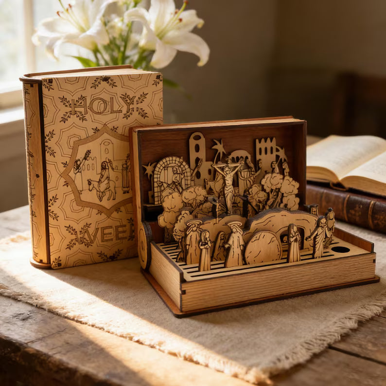 Life of Jesus Wooden Easter Puzzle Set - A Journey Through His Life