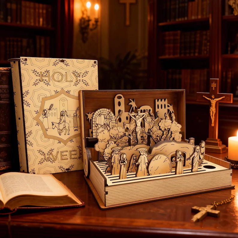 Life of Jesus Wooden Easter Puzzle Set - A Journey Through His Life