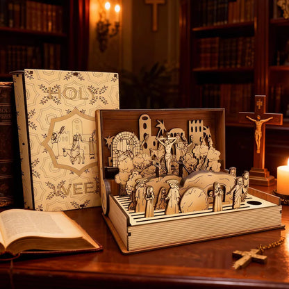 Life of Jesus Wooden Easter Puzzle Set - A Journey Through His Life