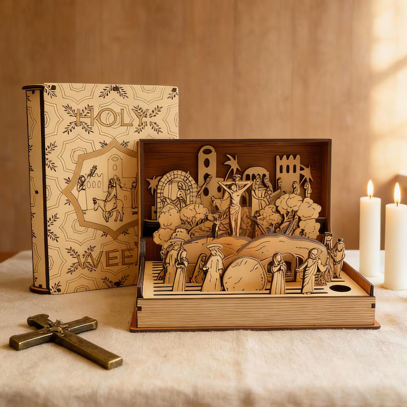 Life of Jesus Wooden Easter Puzzle Set - A Journey Through His Life